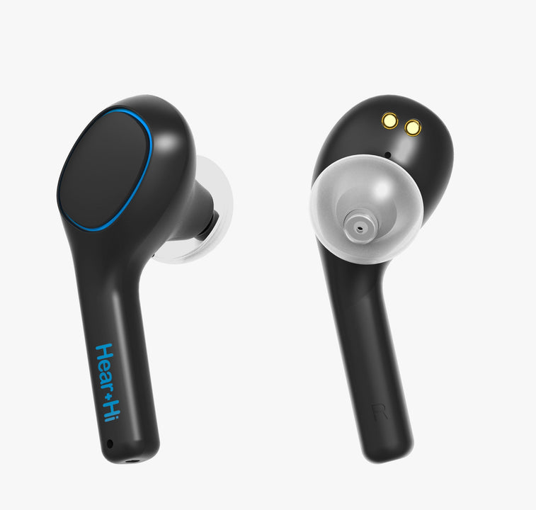 Acuity Duo True Wireless Stereo Assistive Hearing Amplified Earphones - Hear+Hi
